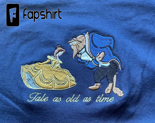 Beauty and the Beast Embroidered Sweatshirt