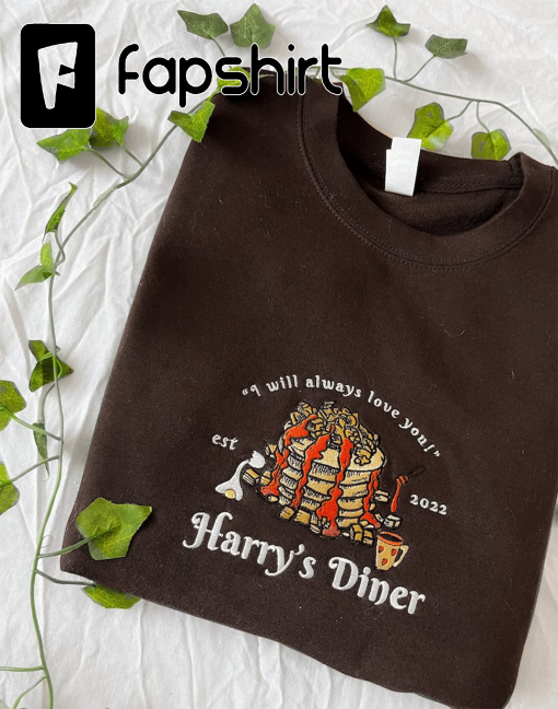 Keep Driving Inspired Embroidered Crewneck Sweatshirt | Harry’s House Merch, Should We Just Keep Driving