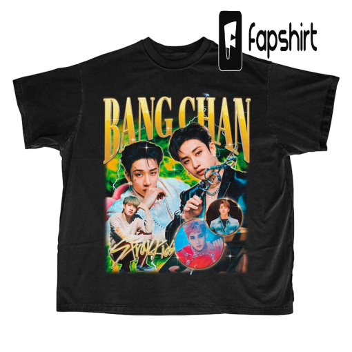 Stray Kids Bangchan Retro Bootleg T-shirt – stray kids shirt – Kpop Tshirt – Kpop Gift For her or him – Skz Shirt