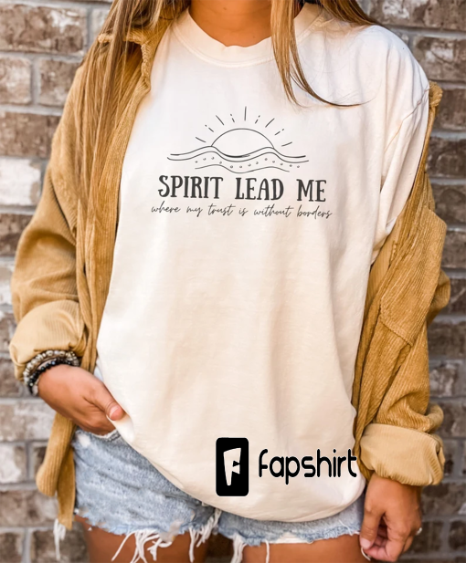 Comfort Colors Spirit Lead Me T-Shirt | Top Christian Shirts | Soft Christian T-Shirt | Y’all Need Jesus | Christian Gifts | Religious Shirt