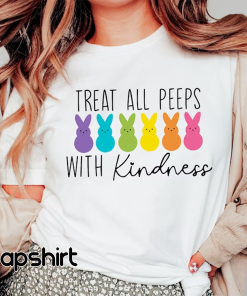 Treat All Peeps With Kindness Shirt,Teacher Shirt,Easter…