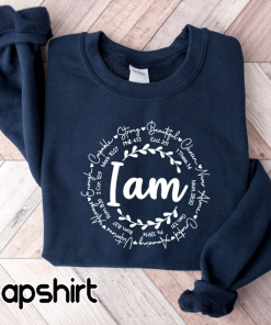 I Am Bible Verse Shirt, Christian Sweatshirt,…