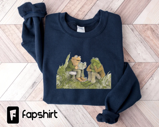 Frog And Toad Sweatshirt,Vintage Classic Book Shirt,Cottagecore Aesthetic,Frog Shirt,Frog and Toad Tshirt,Book Lover Gift,Retro Frogs Shirt