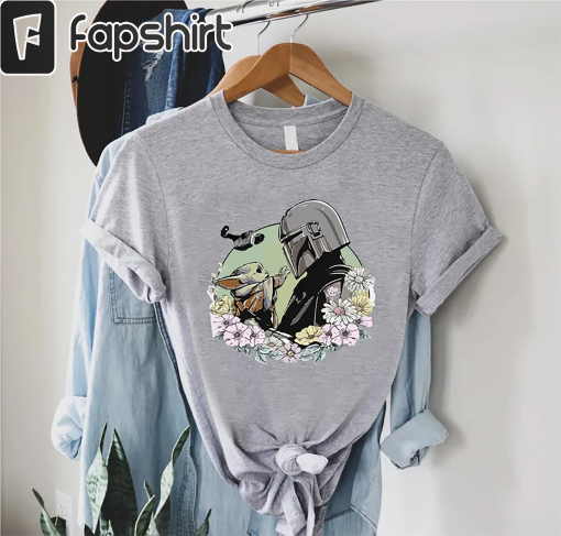 Disney Mandalorian Shirt,Mandalorian Grogu Shirt,Disney Star Wars Tee,Mandalorian And Baby Yoda Shirt,Mom Gift,Grogu Shirt,Star Wars Disney