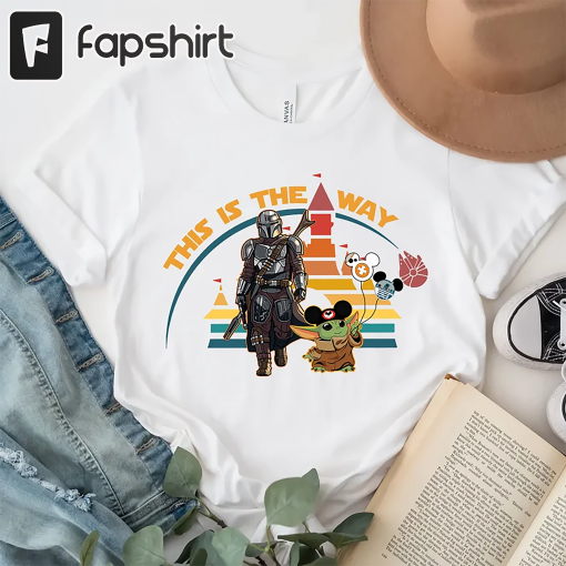 The Mandalorian Shirt, Star War Shirt, Baby Yoda Mandalorian shirt, Star War Galaxy Edge shirt, Disney Star War