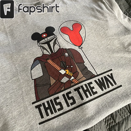 This Is The Way Shirt – Mandalorian Shirt – Mouse Ears Shirt – Disney T-Shirt – Original Design – Unisex Shirt