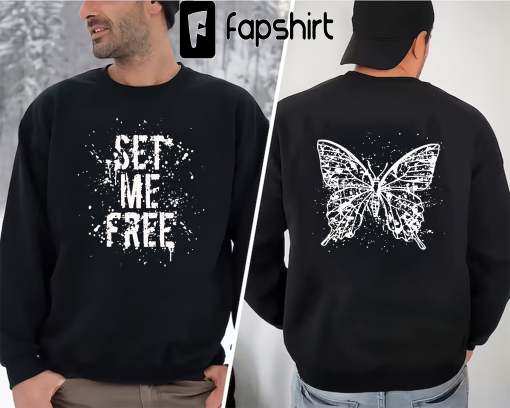 Set Me Free T-Shirt | Jimin T-Shirt | Jimin Shirt | BTS T-Shirt | BTS Shirt | BTS Merch | Army T-Shirt | Army Shirt | Butterfly T-Shirt