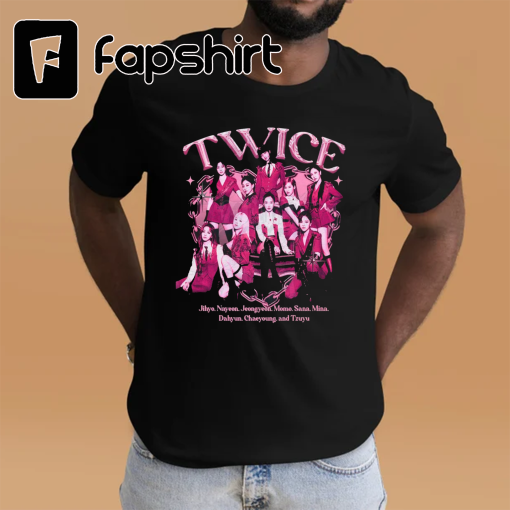 Twice Y2K Tee – Twice Shirt – Kpop Shirt – Kpop Gift for her or him – Kpop Y2K T-shirt