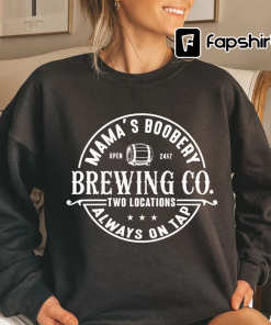 Breastfeeding Sweatshirt Mamas Boobery Crewneck Sweatshirt Nursing…