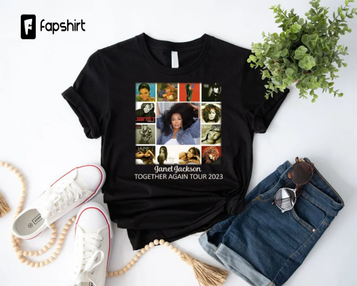 Janet Jackson Shirt, Janet Jackson TogetherAgain Tour 2023 T Shirt, Janet Jackson Merch