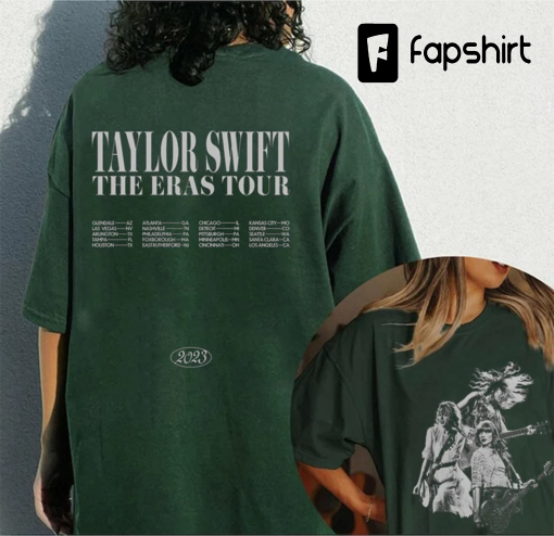 The Eras Tour 2023 2 sides Shirt, Taylor’s Version Tshirt, The Eras Tour 2023 Sweatshirt, Taylor Retro Concert Hoodie