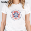 Academia Graphic Womens White tshirt | Floral Tshirts | T-Shirt for women