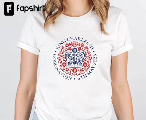 Coronation Shirt, Coronation Emblem, Royal Coronation, Mens Coronation Tee, Womens Coronation