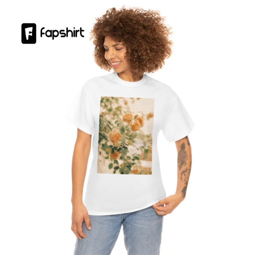 Floral Academia Graphic Womens White tshirt | Cottagecore Tshirt