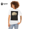 Floral Academia Graphic Womens White tshirt | Cottagecore Tshirt