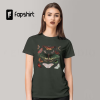 BOHO Graphic Womens tshirt | Green Witch Tshirt | Floral TShirt for women