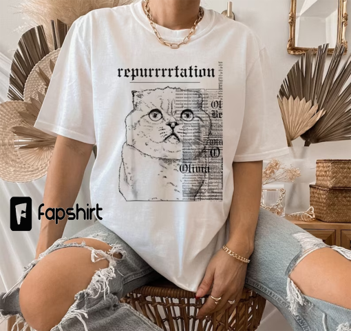 Reputation Cat Shirt, Rep Shirt, Swiftie Shirt