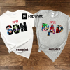 Dad mom all family shirts, boy birthday ALL Family Matching Cute Custom T-Shirts