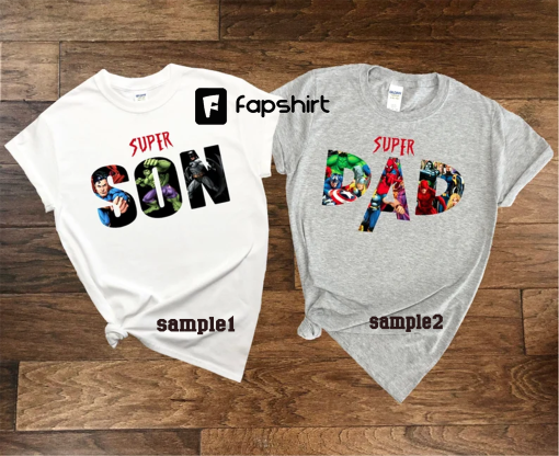 Superhero Dad Shirt, Super Dad Super Son, Dad and Son Matching, Father Son Matching, Father’s Day Shirt, Super Dad Shirt, Gift For Father