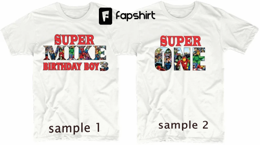 Dad mom all family shirts, boy birthday ALL Family Matching Cute Custom T-Shirts