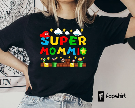 Mother’s Day Gift, Super Mommio Shirt, Super Mommio Sweatshirt, Super Mommio Long Sleeve Shirt, Hoody For Mother, Gamer Mommy Shirt