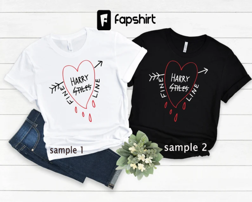 Harry Styles Fine Line Heart T-Shirt – Iconic Design, Harry Styles Fine Line Shirt, Harry Styles Shirt, Love On Tour, Gift For Her