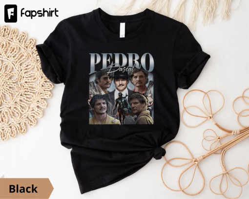 PEDRO PASCAL Shirt, Actor Pedro Pascal Shirt Retro 90s, Javier Peña, Narco Pedro Pascal Fans Gift, Pedro Pascal Tribute Celebrity Shirt