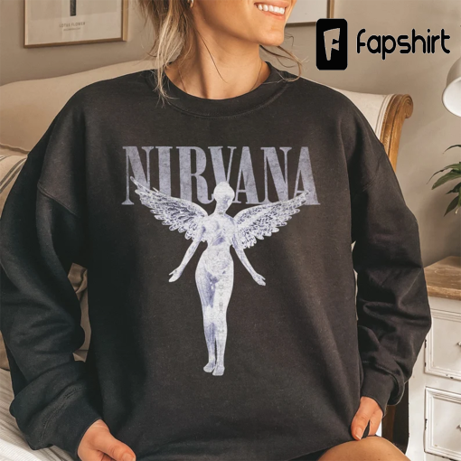 Nirvana Shirt, Nirvana, Grunge Shirt, Vintage Nirvana TShirt, Nirvana Tee, Nirvana In Utero, Nirvana 90s Shirt, Vintage Style Nirvana Shirt