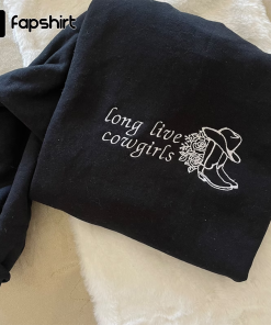 Long Live Cowgirls Embroidered Sweatshirt| Y2K Style…