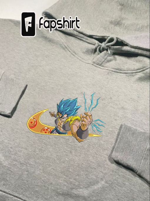 Dragonball X SS God Gogeta Custom Embroidered Streetwear Hoodie