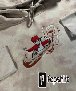 Gaara X Kazekage Embroidered TieDie Hoodie