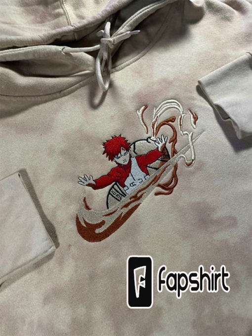 Gaara X Kazekage Embroidered TieDie Hoodie