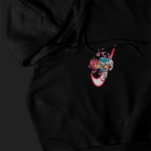 Dragonball Super Ultra Ego Vegeta Embroidered Anime Hoodie