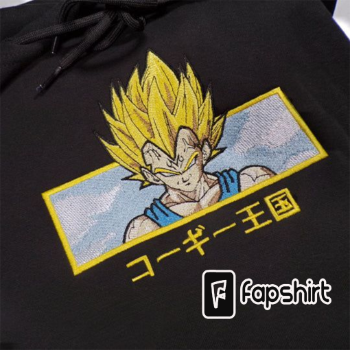 bad guy Majin vegeta embroidered