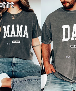 Mama Established 2023 Shirt, New Dad Shirt,…