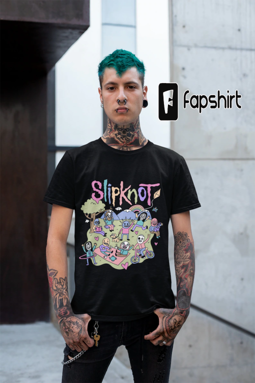 Slipknot T-shirt – Metal Band Shirt – Psychosocial – Duality – Subliminal Verses – Corey Taylor – Slipknot Merch – Unisex Heavy Cotton Tee