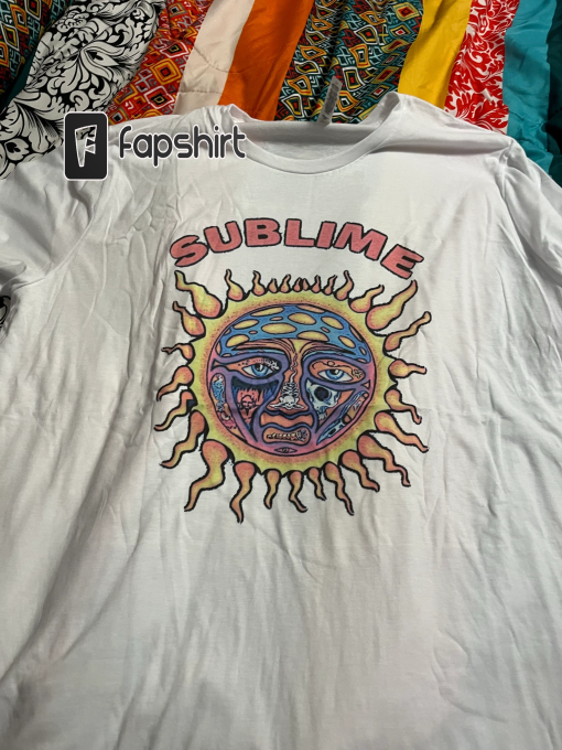 Sublime t-shirt/Unisex tee/ vintage feel/White/rock band