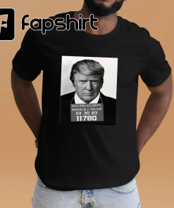 DONALD TRUMP MUGSHOT Black T-Shirt men and…