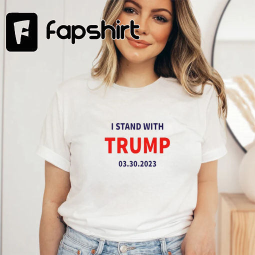 I STAND WITH TRUMP | Trump 2024 | Donald Trump Shirt – Unisex Heavy Cotton Tee – Great Gift For Mom Or Dad