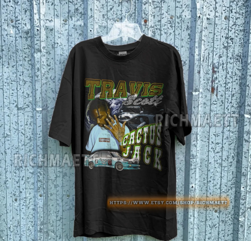 Cactus Jack T-shirt, Men’s Women Unisex Travis Scott Rap Tee RC032