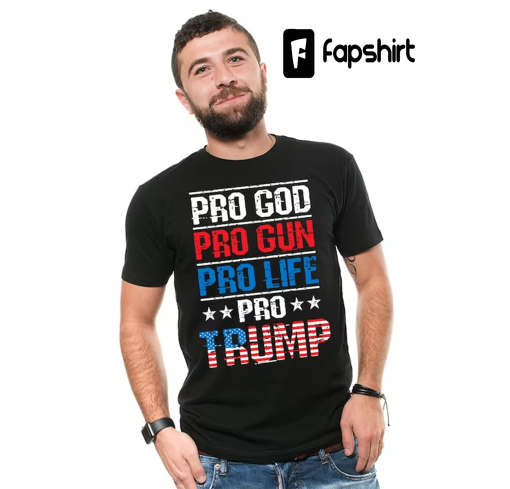 Trump 2024 American Flag Vintage T-Shirt MAGA trump 2024 Shirts, Pro Trump Shirts