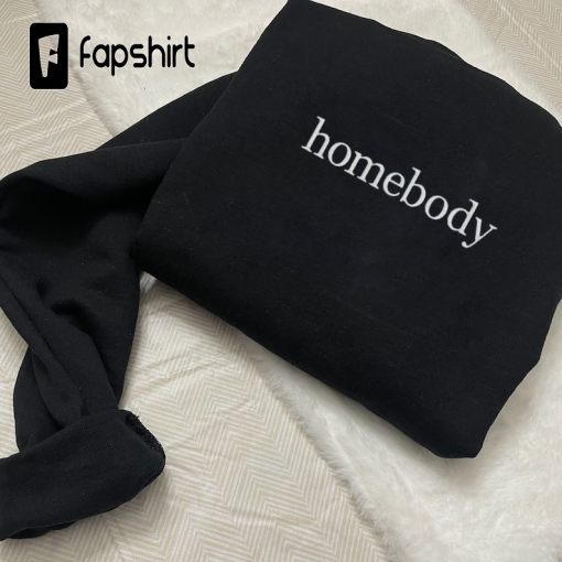 Homebody Embroidered Sweatshirt, Hoodie