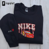 Couple Cars Mcqueen X Sally Embroidered Sweatshirt, Hoodie