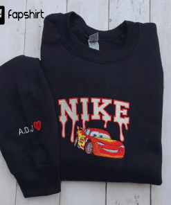 Adventures of Lightning McQueen Embroidered Sweatshirt, Cars…