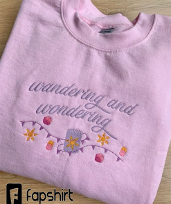 Wondering and Wandering Sweatshirt- Tangled Movie Inspired…