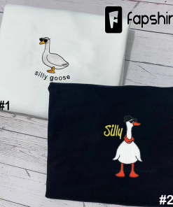 Silly Goose embroidered sweatshirt, Hoodie