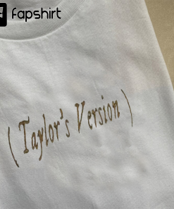 Taylor’s Version Embroidered Sweatshirt, Hoodie