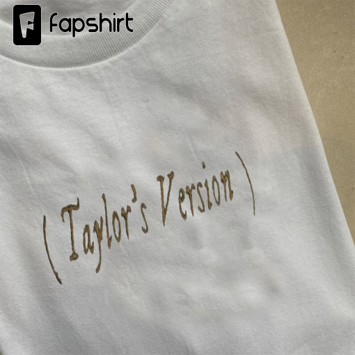 Taylor’s Version Embroidered Sweatshirt, Hoodie