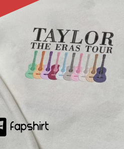 Taylor The Eras Tour Embroidered Sweatshirt, Hoodie