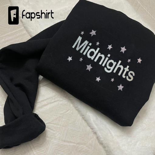 Midnights Embroidered Sweatshirt, Hoodie